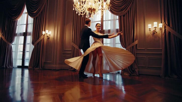 Ballroom dance couple